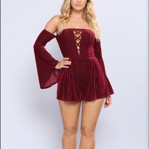 VELVET ROMPER